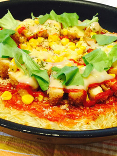 そうめんピザ-レシピのメイン写真