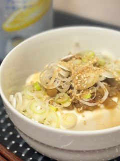 ねぎとザーサイの冷や奴-レシピのメイン写真