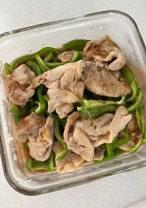 レンチン　青椒肉絲-レシピのメイン写真