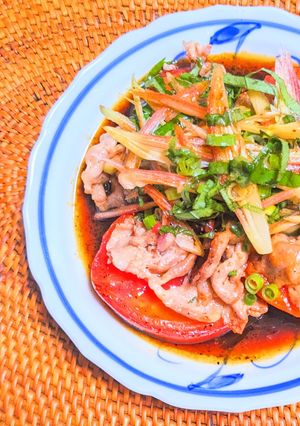 焼きしゃぶ香味野菜添え-レシピのメイン写真