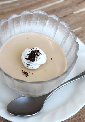 ほうじ茶ミルクプリン-レシピのメイン写真