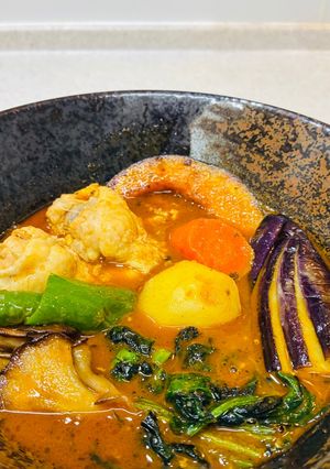 市販スープカレーの素で本格スープカレー！-レシピのメイン写真