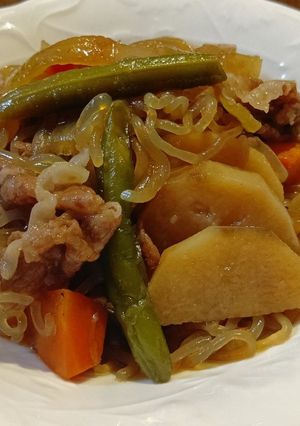 ◆簡単♡長芋の肉じゃが風甘辛煮◆-レシピのメイン写真