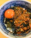 たまごごはん●味付け海苔とたらこふりかけ