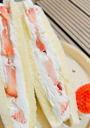 手作り★イチゴのサンドイッチ-レシピのメイン写真