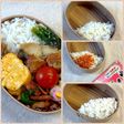 お弁当のご飯の中からこんにちは😊2段ご飯