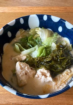 麻辣豆乳春雨スープ-レシピのメイン写真