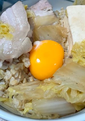 簡単 すき焼き豚丼(すき家風)-レシピのメイン写真