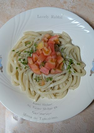 簡単★昼食！青じそ白だしうどん-レシピのメイン写真