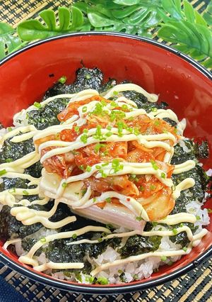 爆速🤗豆腐キムチ韓国海苔マヨ丼-レシピのメイン写真