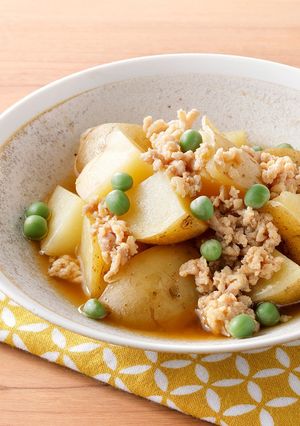 新じゃがの鶏そぼろ煮-レシピのメイン写真