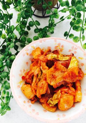 お弁当に☆豚肉のケチャップ炒め-レシピのメイン写真