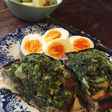アボカドジェノベーゼ枝豆のオープンサンド
