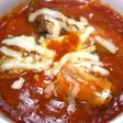レンジで簡単ランチ 鯖缶のミートソース丼
