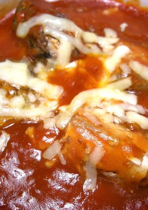 レンジで簡単ランチ 鯖缶のミートソース丼-レシピのメイン写真