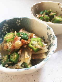 箸休めに♡おくらと大根の香味梅だれ和え-レシピのメイン写真