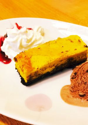 水切りヨーグルトのパンプキンケーキ-レシピのメイン写真