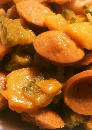 苦くないゴーヤのカレーマヨネーズ炒め-レシピのメイン写真