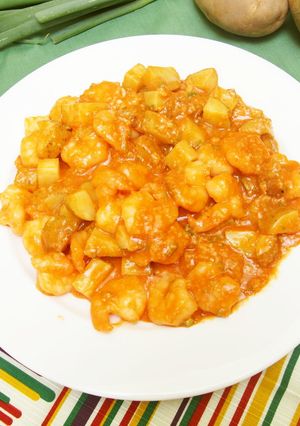 【おもてなし】エビとおくいものチリソース-レシピのメイン写真