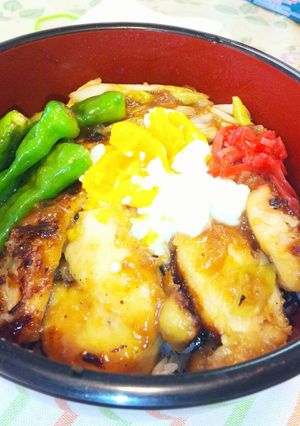 ❇簡単鷄肉の甘辛丼♥柚子こしょう風味☺-レシピのメイン写真