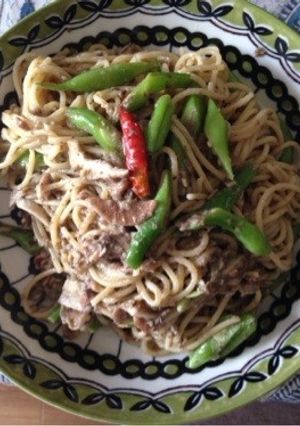 椎茸とオイルサーディンのパスタ-レシピのメイン写真