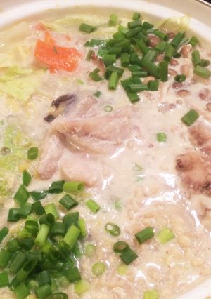 ＊タラの味噌豆乳鍋＊-レシピのメイン写真