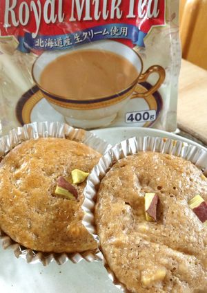 meito紅茶でおイモのカップケーキ-レシピのメイン写真