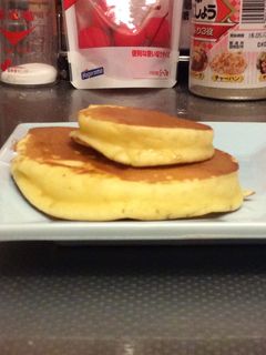 分厚いふわふわ♡ホットケーキ-レシピのメイン写真