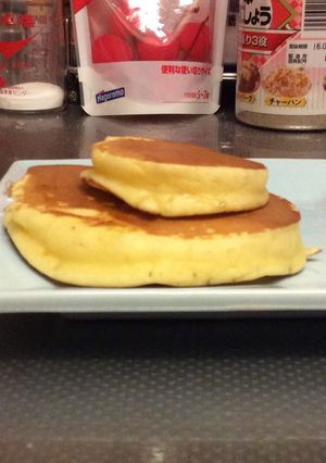分厚いふわふわ♡ホットケーキ-レシピのメイン写真