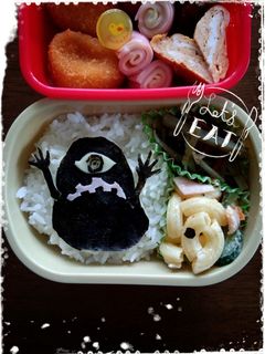ウーギークックのキャラ弁☆妖怪-レシピのメイン写真