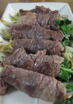 簡単!牛肉のカイワレ巻き巻き◎-レシピのメイン写真
