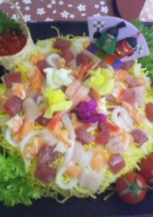 お雛様♪海鮮ちらし♪-レシピのメイン写真