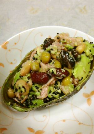 サラダ豆とシーチキンのアボココット-レシピのメイン写真