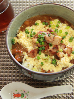一度に二度美味しい♪親子カレー丼-レシピのメイン写真