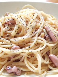 塩辛のクリームスパゲティ-レシピのメイン写真