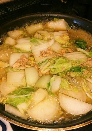 大根と白菜のツナ煮-レシピのメイン写真