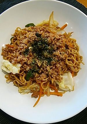 昔懐かしのB級グルメ☆ミートソース焼そば-レシピのメイン写真