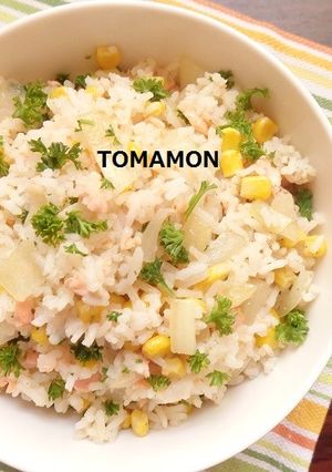 ルール健康フライパンで作る★鮭チャーハン-レシピのメイン写真