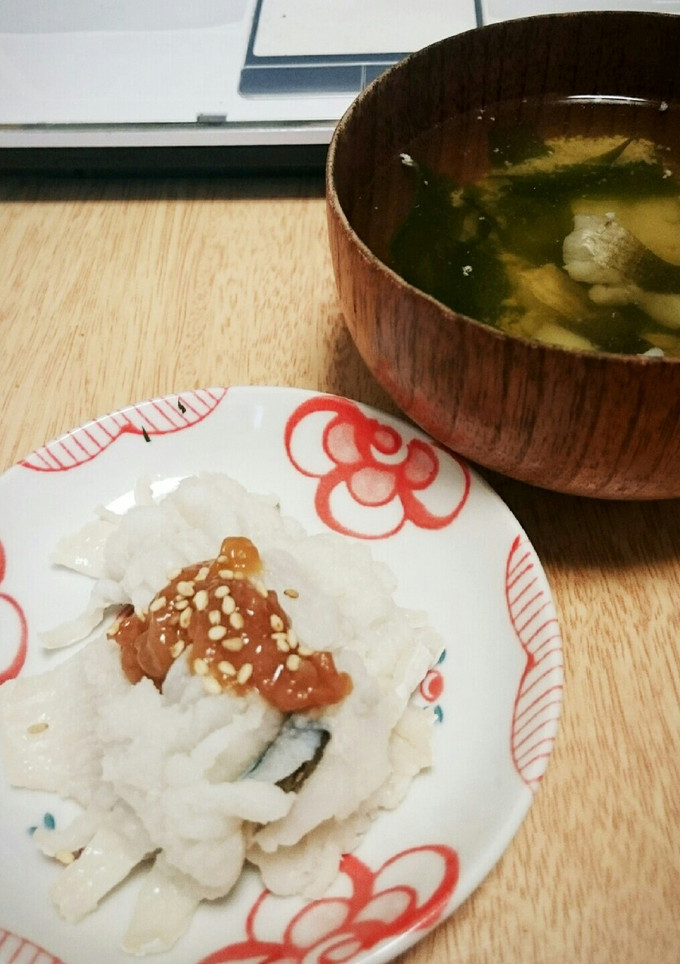 ハモの湯引きとお吸い物☆-レシピのメイン写真
