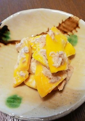 コリンキーのツナあえ-レシピのメイン写真