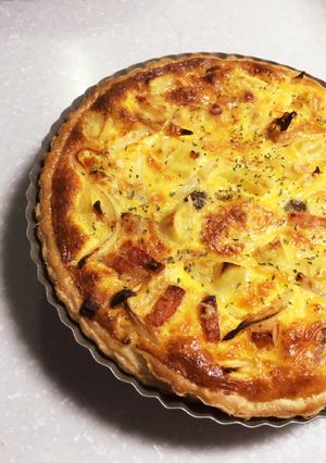 さつまいもとベーコンのキッシュ♫-レシピのメイン写真