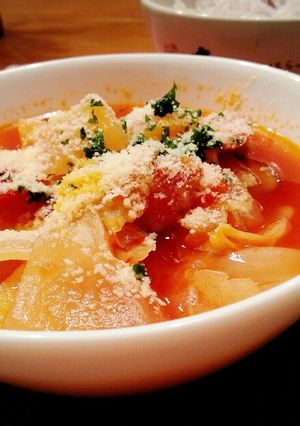 ザックリ具沢山！うちのミネストローネ-レシピのメイン写真