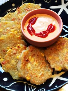 ベーコーン♡じゃがいもお焼き-レシピのメイン写真