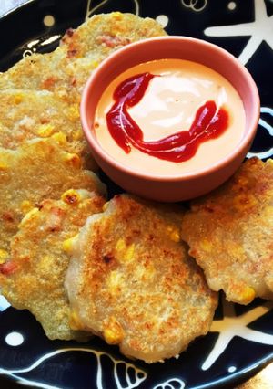 ベーコーン♡じゃがいもお焼き-レシピのメイン写真
