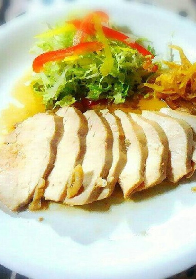めんつゆで簡単！鶏胸肉のしょうが煮-レシピのメイン写真
