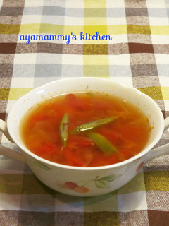 簡単!トマトたっぷり♡スープ-レシピのメイン写真