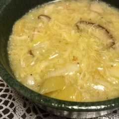 รูปของ 旦那レシピ㉛マカロニの中華スープ
