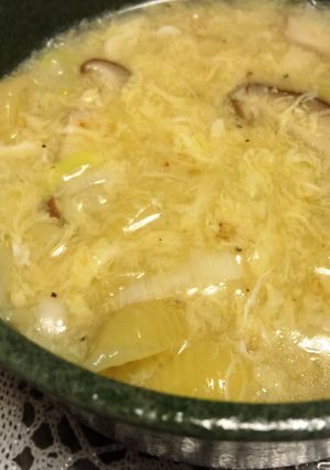 旦那レシピ㉛マカロニの中華スープ-レシピのメイン写真