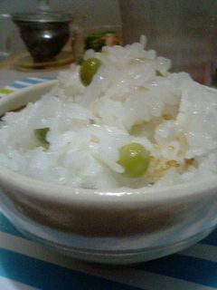 グリーンピースご飯-レシピのメイン写真