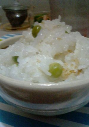 グリーンピースご飯-レシピのメイン写真